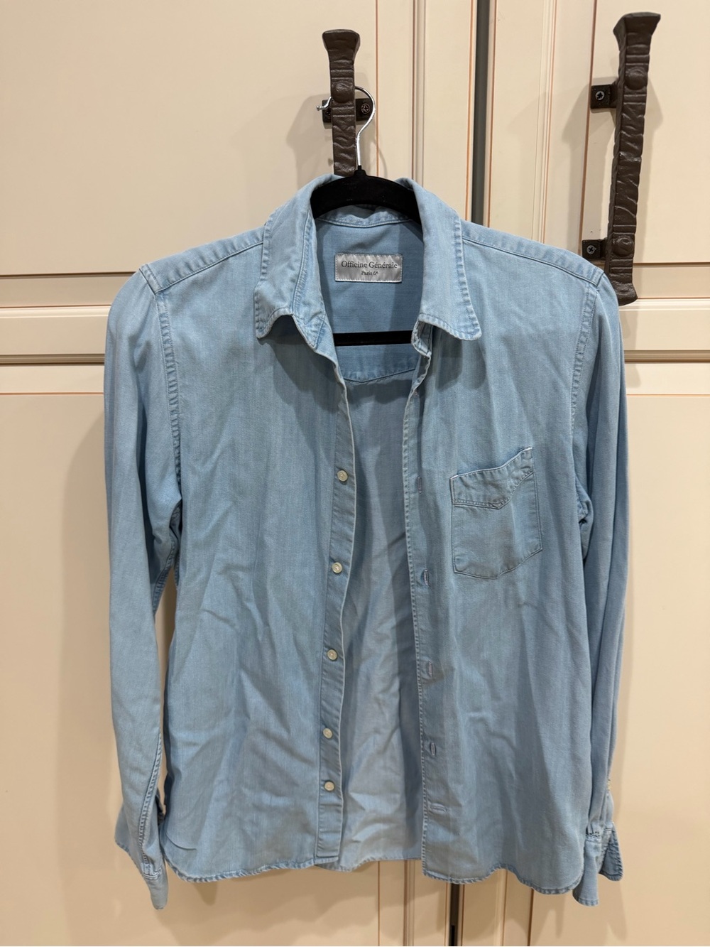 OFFICINE GENÉRALE DUNGAREE SHIRT
BLEACHED CHAMBRAY - Picture 3 of 6